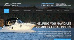 Desktop Screenshot of langlawoffice.com
